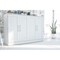 Bestar Pur 67W 66W Queen Cabinet Bed with Mattress, White 126194-000017 - alternate 5